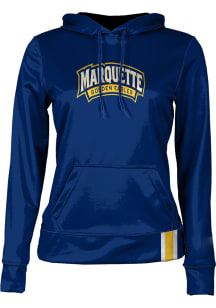 ProSphere Marquette Golden Eagles Womens Blue Solid Hooded Sweatshirt