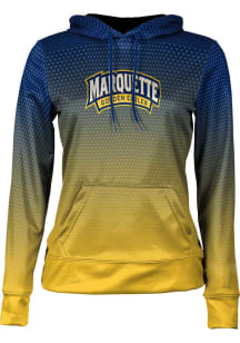 ProSphere Marquette Golden Eagles Womens Blue Zoom Hooded Sweatshirt
