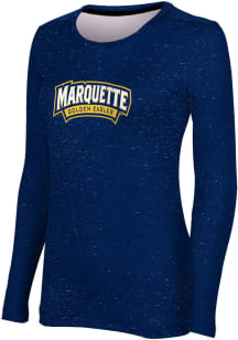 ProSphere Marquette Golden Eagles Womens Blue Heather LS Tee