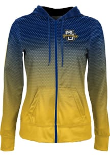 ProSphere Marquette Golden Eagles Womens Blue Zoom Light Weight Jacket