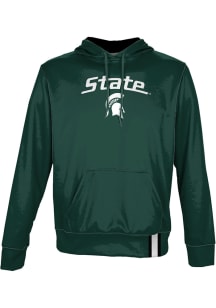 ProSphere Michigan State Spartans Youth Green Solid Long Sleeve Hoodie