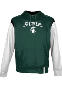 ProSphere Michigan State Spartans Youth Green Tailgate Long Sleeve Hoodie
