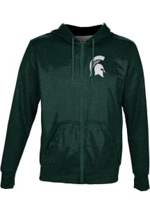 ProSphere Michigan State Spartans Youth Green Heather Light Weight Jacket