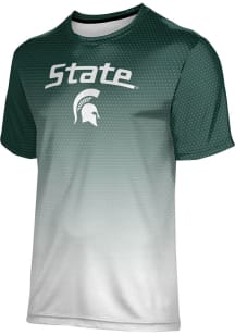 ProSphere Michigan State Spartans Youth Green Zoom Short Sleeve T-Shirt