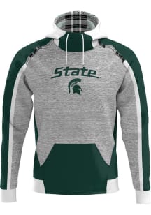ProSphere Michigan State Spartans Mens Green Heritage Long Sleeve Hoodie