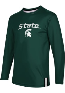 ProSphere Michigan State Spartans Green Solid Long Sleeve T Shirt