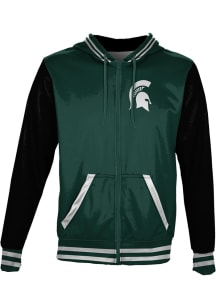 ProSphere Michigan State Spartans Mens Green Letterman Light Weight Jacket