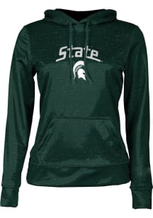ProSphere Michigan State Spartans Womens Green Heather Hooded Sweatshirt