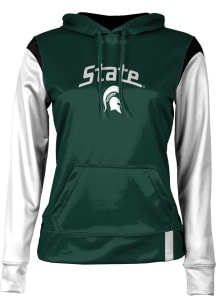 ProSphere Michigan State Spartans Womens Green Tailgate Hooded Sweatshirt