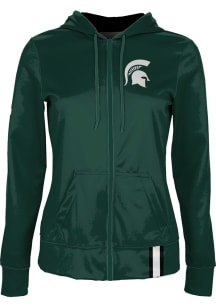 ProSphere Michigan State Spartans Womens Green Solid Light Weight Jacket