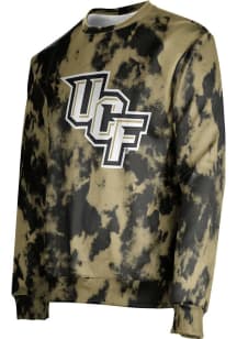 ProSphere UCF Knights Mens Black Grunge Long Sleeve Crew Sweatshirt