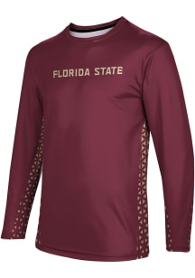 ProSphere Florida State Seminoles Red Geometric Long Sleeve T Shirt