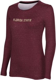 ProSphere Florida State Seminoles Womens Red Heather LS Tee