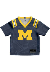 Toddler Michigan Wolverines Navy Blue ProSphere Vigor Football Jersey Jersey