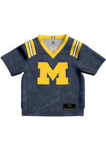 Baby Michigan Wolverines Navy Blue ProSphere Vigor Football Jersey Jersey