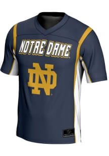 ProSphere Notre Dame Fighting Irish Youth Navy Blue Rival Design Football Jersey