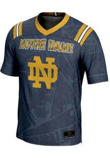 ProSphere Notre Dame Fighting Irish Youth Navy Blue Vigor Design Football Jersey