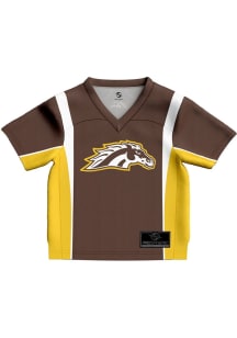 Baby Western Michigan Broncos Brown ProSphere Rival Football Jersey Jersey