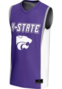 Mens K-State Wildcats Purple ProSphere Authentic Basketball Jersey