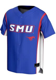 ProSphere SMU Mustangs Mens Blue Rival Baseball Jersey