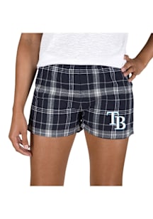 Concepts Sport Tampa Bay Rays Womens Ash Ultimate Flannel Shorts