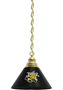 Wichita State Shockers Single Gold Billiard Lamp