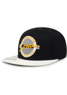 2T Original Retro Circle Wool Blend Iowa Hawkeyes Mens Snapback - Black