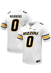 Joshua Manning  Nike Missouri Tigers White Football NIL Name And Number Football Jersey