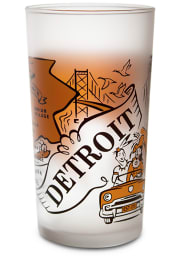 Detroit Frosted Glass Pint Glass