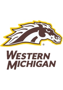 Brown Western Michigan Broncos Main Mark Decal