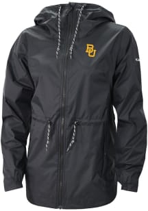Columbia Baylor Bears Womens Black Heat Seal Lily Park Light Weight Jacket