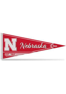 Gold Nebraska Cornhuskers Line Est. 12x30 Pennant