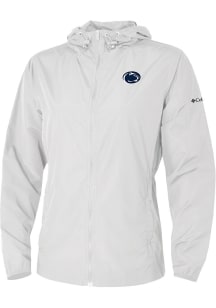 Womens Penn State Nittany Lions White Columbia Heat Seal Prodigy Light Weight Jacket