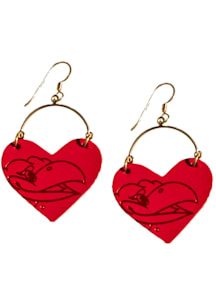 Kansas Jayhawks Lover Dangle Womens Earrings