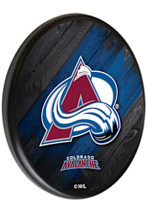 Colorado Avalanche Printed Sign - Black