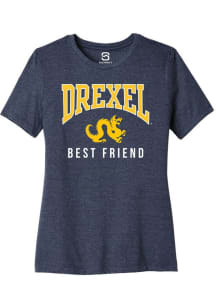 Drexel Dragons Navy Blue Summit Sportswear Best Friend Short Sleeve T-Shirt
