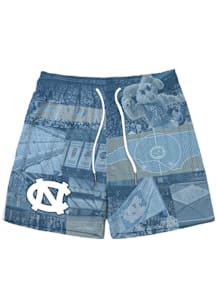 SLAM North Carolina Tar Heels Mens Navy Blue Fudamental Shorts Shorts