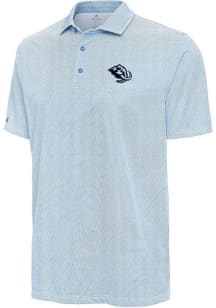 Antigua Utah Hockey Club Mens Light Blue Pave Short Sleeve Polo