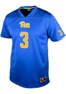 Cataurus Hicks Genuine Collective Mens Blue Pitt Panthers NIL Football Jersey