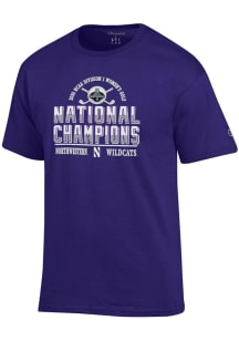 Northwestern Wildcats Purple Champion 2025 NCAA Womens Golf Champions Jersey Short Sleeve T Shirt
