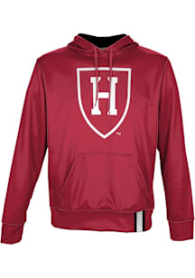 ProSphere Harvard Crimson Mens Crimson Solid Long Sleeve Hoodie