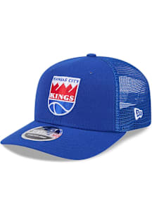 New Era Kansas City Kings Hardwood Classic 9SEVENTY Adjustable Hat - Blue
