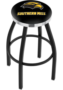 Southern Mississippi Golden Eagles Chrome Seat Pub Stool - Black