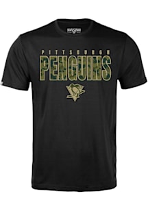 Levelwear Pittsburgh Penguins Black Richmond Protect Short Sleeve T Shirt