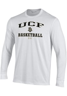 Under Armour UCF Knights White Basketball Performance Long Sleeve T Shirt