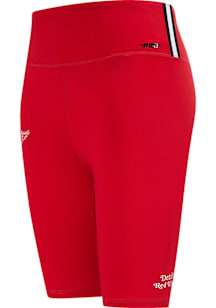 Pro Standard Detroit Red Wings Womens Red Classic Chenille Shorts