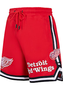 Pro Standard Detroit Red Wings Mens Red Classic Chenille Shorts