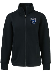 Cutter and Buck San Jose Earthquakes Womens Black Roam Light Weight Jacket