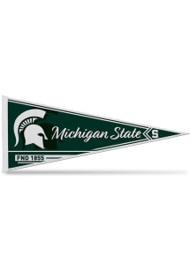 Green Michigan State Spartans Line Est. 12x30 Pennant