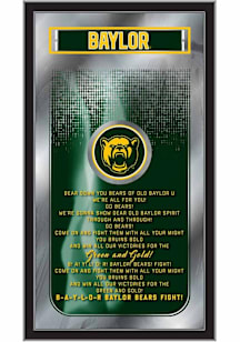 Baylor Bears Fight Song Hanging Back Bar Mirror